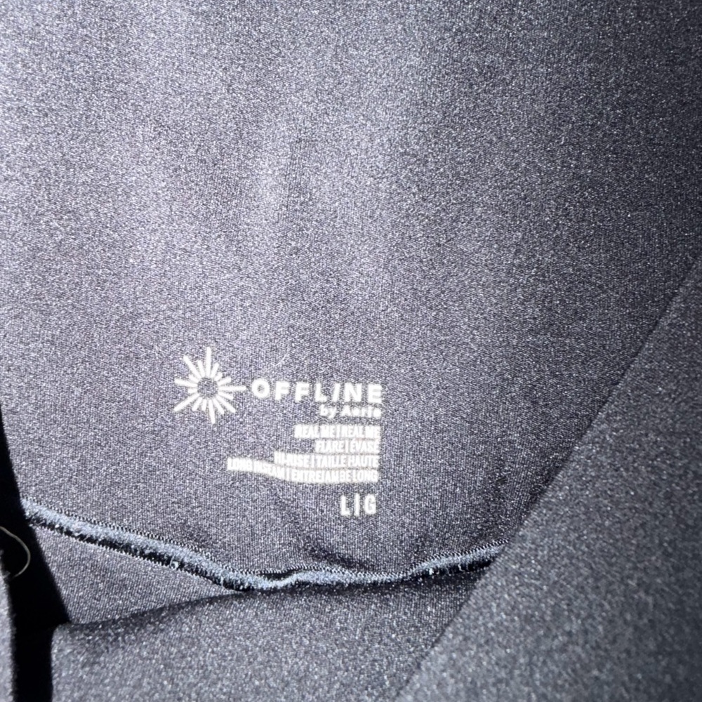 Aerie offline flare crossover leggings size large - Picture 3 of 3